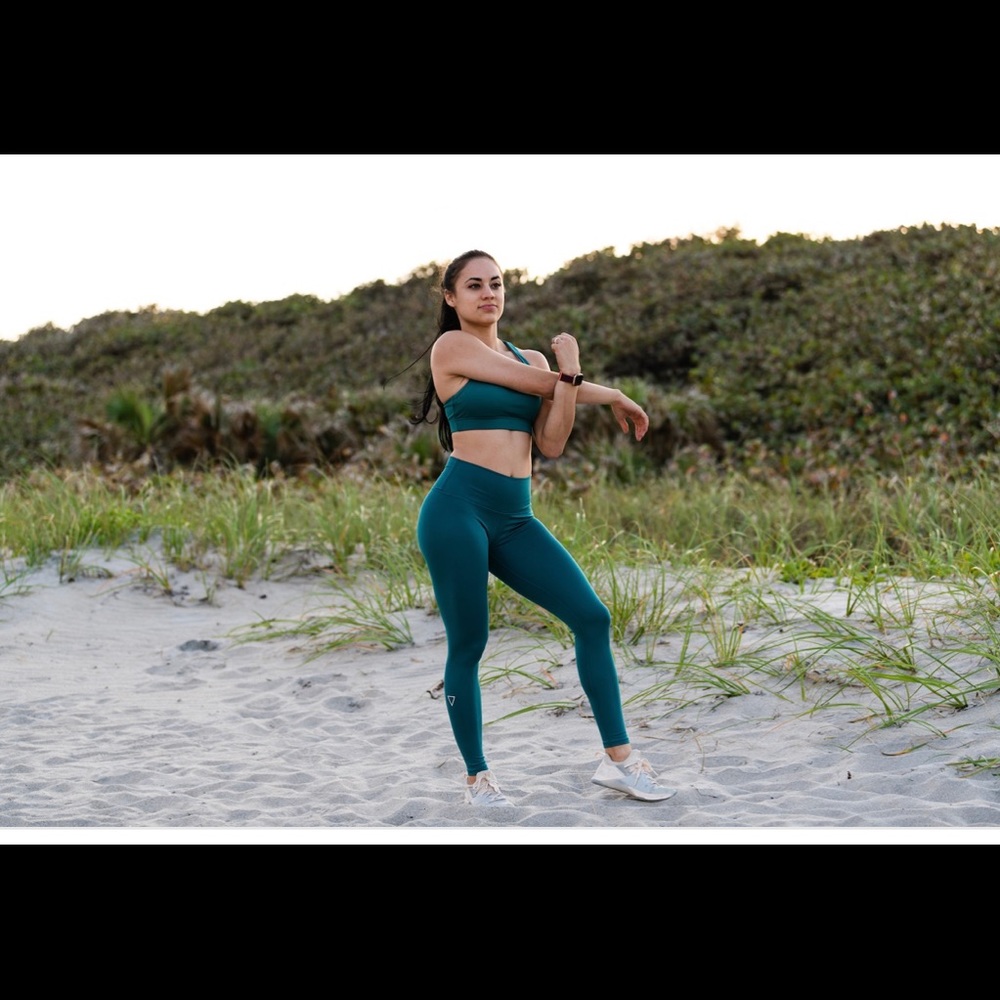 NWOT DAE Leggings in Teal